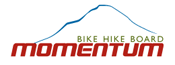 Momentum: proposed logo for a bike shop